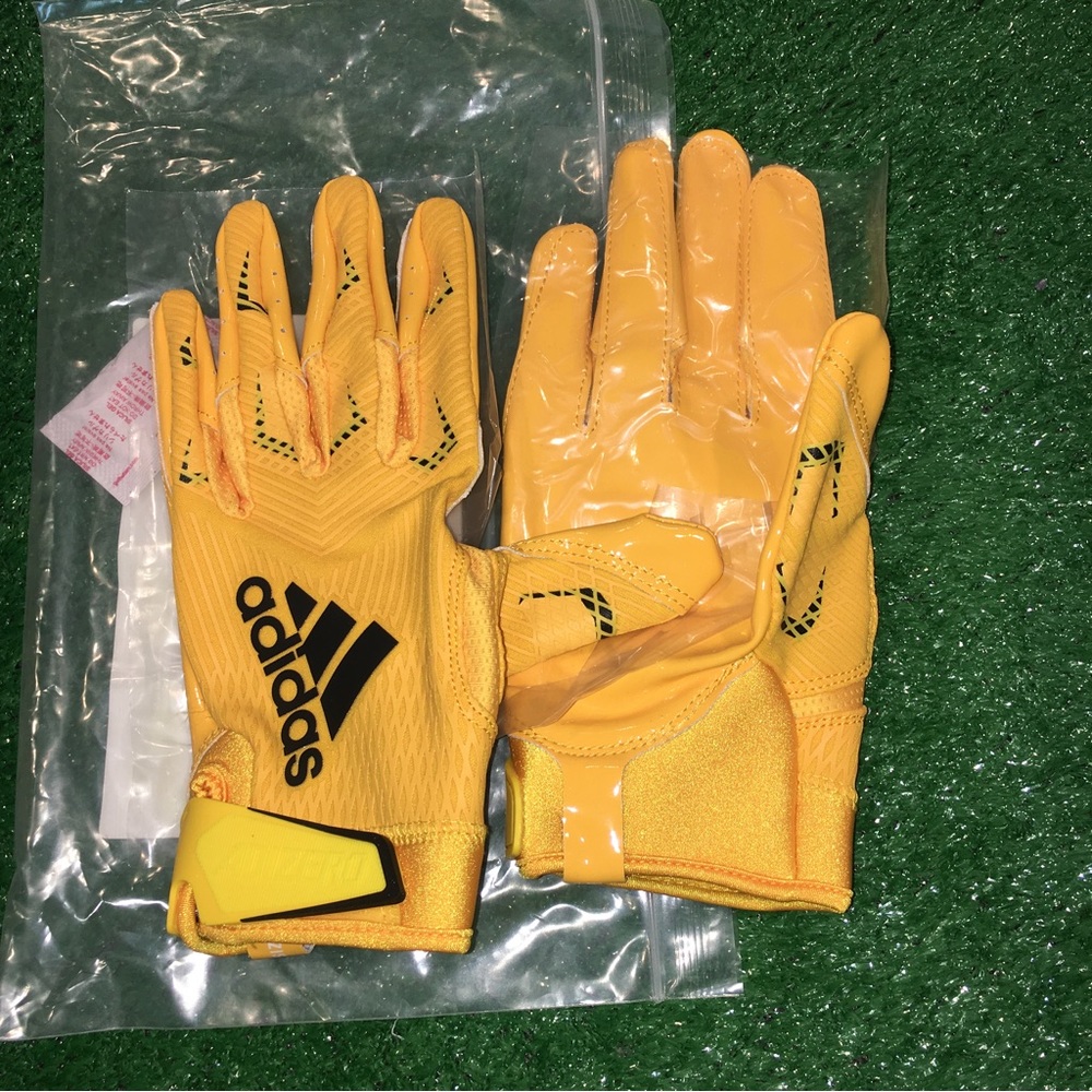 NEW NFL ADIDAS ADIZERO 8 WR FOOTBALL GLOVES LARGE